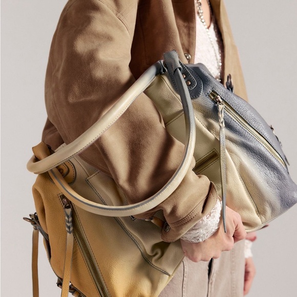 Free People Handbags - Free People We The Free Ombre Emerson Tote Bag Italian Straw Ombré NWT